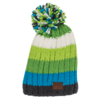 OOTB Kinder-Kuschel-Mütze mit Bommel Rainbow Colours