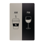 OOTB Metall-Schild AM - PM