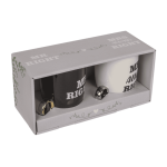 OOTB New Bone China-Becher Mr Right & Mrs Always Right