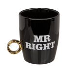 OOTB New Bone China-Becher Mr Right & Mrs Always Right