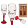 OOTB Sektglas mit Herzen und rotem Sockel Love