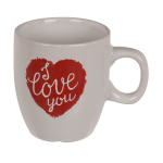 OOTB Becher I Love You ca. 75  x 67 cm