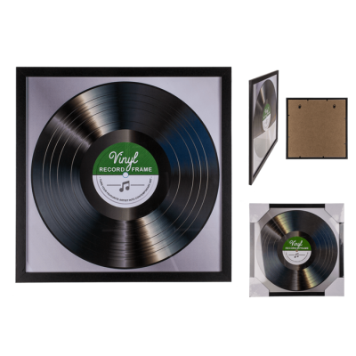 Schallplatten-Rahmen, 34 x 34 x 1 cm,