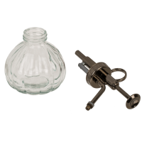 OOTB Anthrazitfarbene Glas-Sprühflasche für Pflanzen