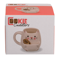 Dolomite-Becher mit Keksfach, Katze,