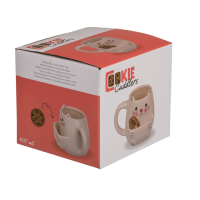 Dolomite-Becher mit Keksfach, Katze,