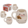 Dolomite-Becher mit Keksfach, Katze,
