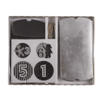 OOTB Schwarz/silberner Adventskalender