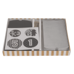 OOTB Schwarz/silberner Adventskalender