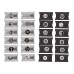 OOTB Schwarz/silberner Adventskalender
