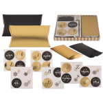 OOTB Schwarz/goldener Adventskalender