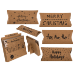 OOTB Kraftpapier-Kissenschachteln Weihnachten