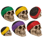 OOTB Spardose mit Schloss Totenkopf mit Stirnband