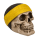 OOTB Spardose mit Schloss Totenkopf mit Stirnband