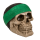 OOTB Spardose mit Schloss Totenkopf mit Stirnband