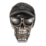 OOTB Spardose mit Schloss Totenkopf mit Basecap