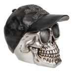 OOTB Spardose mit Schloss Totenkopf mit Basecap