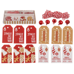 OOTB Geschenkanhänger-Set Natural red
