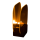 OOTB Schwarzer Glas-Teelichthalter Infinity candle