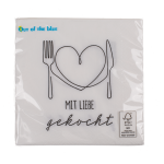 OOTB Papier Servietten Mit Liebe gekocht