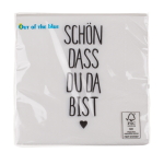 OOTB Papier-Servietten Schön dass du da bist
