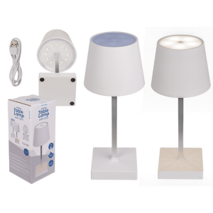 OOTB Weiße Tisch-Lampe mit LED
