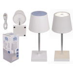 OOTB Weiße Tisch-Lampe mit LED