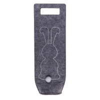 Filz-Weintasche, Osterhase, 15 x 41 x 9 cm