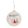 OOTB Runder Holzrahmen mit Jutebezug Christmas Time