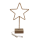 OOTB Metall-Stern mit Jute umwickelt & LED
