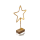 OOTB Metall-Stern mit Jute umwickelt & LED