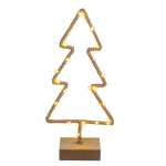 OOTB Metall-Tanne mit Jute umwickelt & LED