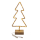 OOTB Metall-Tanne mit Jute umwickelt & LED