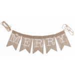 OOTB Wandgirlande aus Jute Merry Christmas