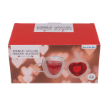 OOTB Doppelwandiges Thermo-Glas mit Herzform