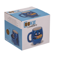 Dolomite-Becher mit Keksfach, blaues Monster,