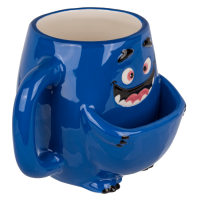 Dolomite-Becher mit Keksfach, blaues Monster,