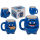 Dolomite-Becher mit Keksfach, blaues Monster,