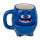 Dolomite-Becher mit Keksfach, blaues Monster,