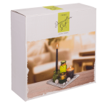 OOTB Weiß/naturfarbener Holz-Teller