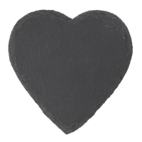 Schiefer-Untersetzer, Herz, ca. 10 cm,