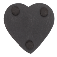Schiefer-Untersetzer, Herz, ca. 10 cm,