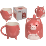 OOTB Becher Schwein verkehrt herum ca 12 x 14 cm