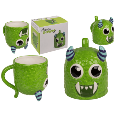 OOTB Becher Monster verkehrt herum grün