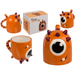 OOTB Becher Monster verkehrt herum orange
