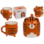 OOTB Becher Tiger verkehrt herum ca 12 x 14 cm