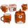 OOTB Becher Tiger verkehrt herum ca 12 x 14 cm