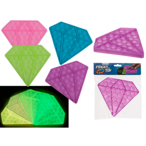 OOTB Fidget Pop Toy Diamant leuchtet im Dunkeln