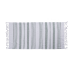 OOTB Weiß/grünes Fouta-Hamamtuch (für Sauna & Strand)