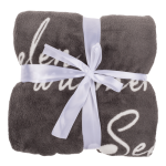 OOTB Graue Kuscheldecke Seelenwärmer
